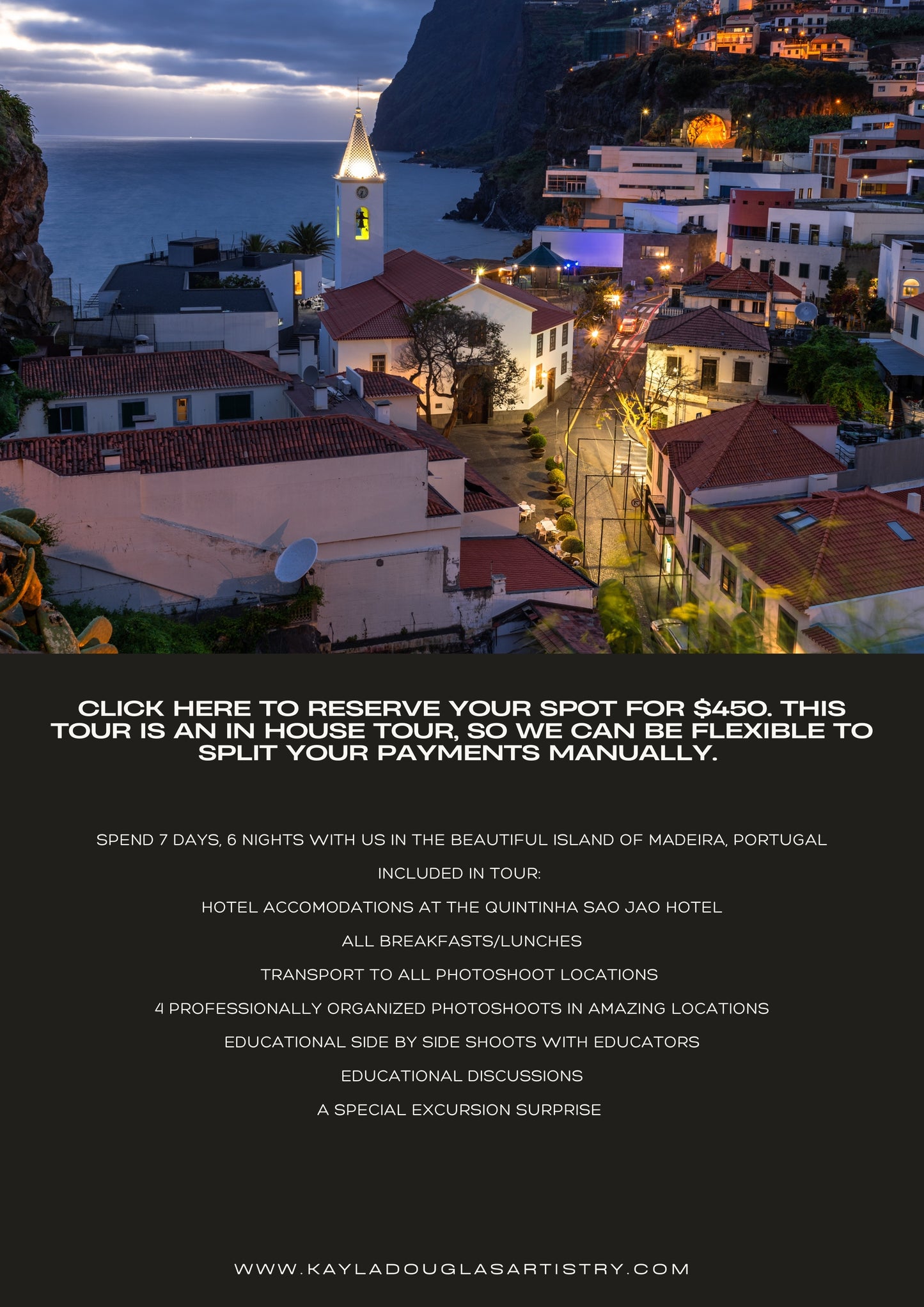 Madeira Portugal DOUBLE occupancy AFFIRM