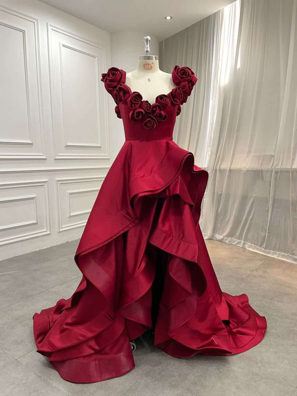 Rosie Gown (Can be made corset back) S / Champagne Pink