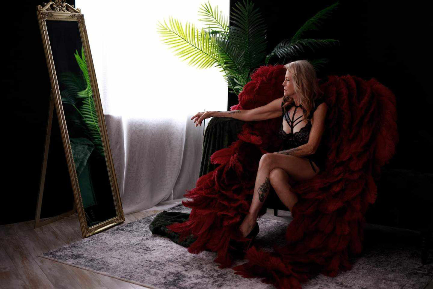 DEPOSIT ONLY Archangel Floor Length Wings ™️ with Adjustable Corset