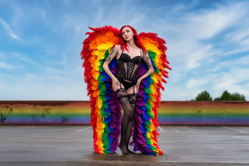 DEPOSIT ONLY*  Pride Breakaway Archangel Wings™ with Adjustable Corset