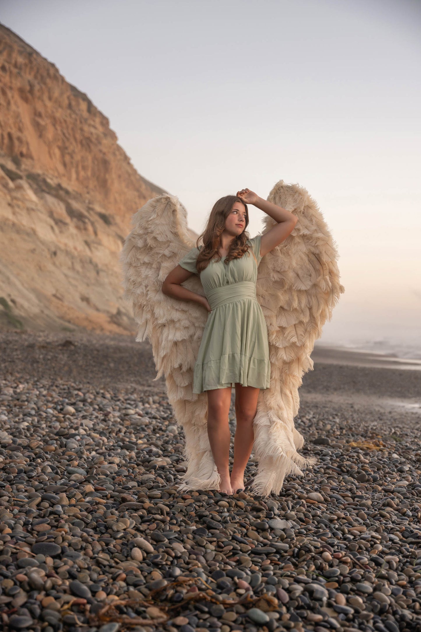 Angeolina Angel Wings with Adjustable Corset