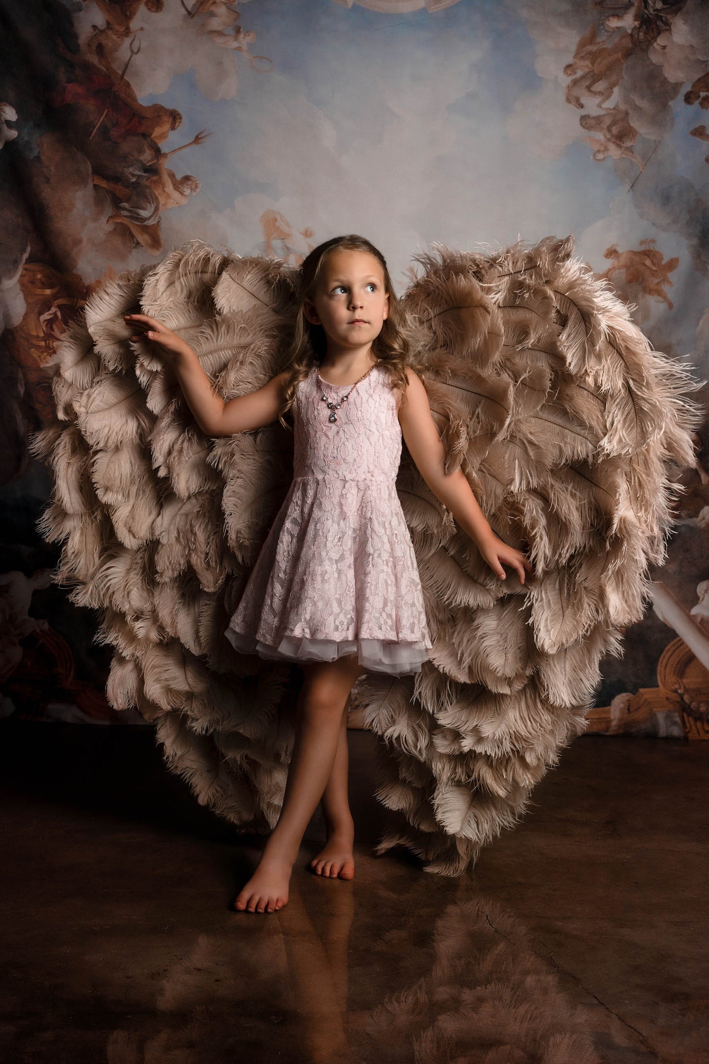 DEPOSIT ONLY Short Archangel Wings with Adjustable Corset