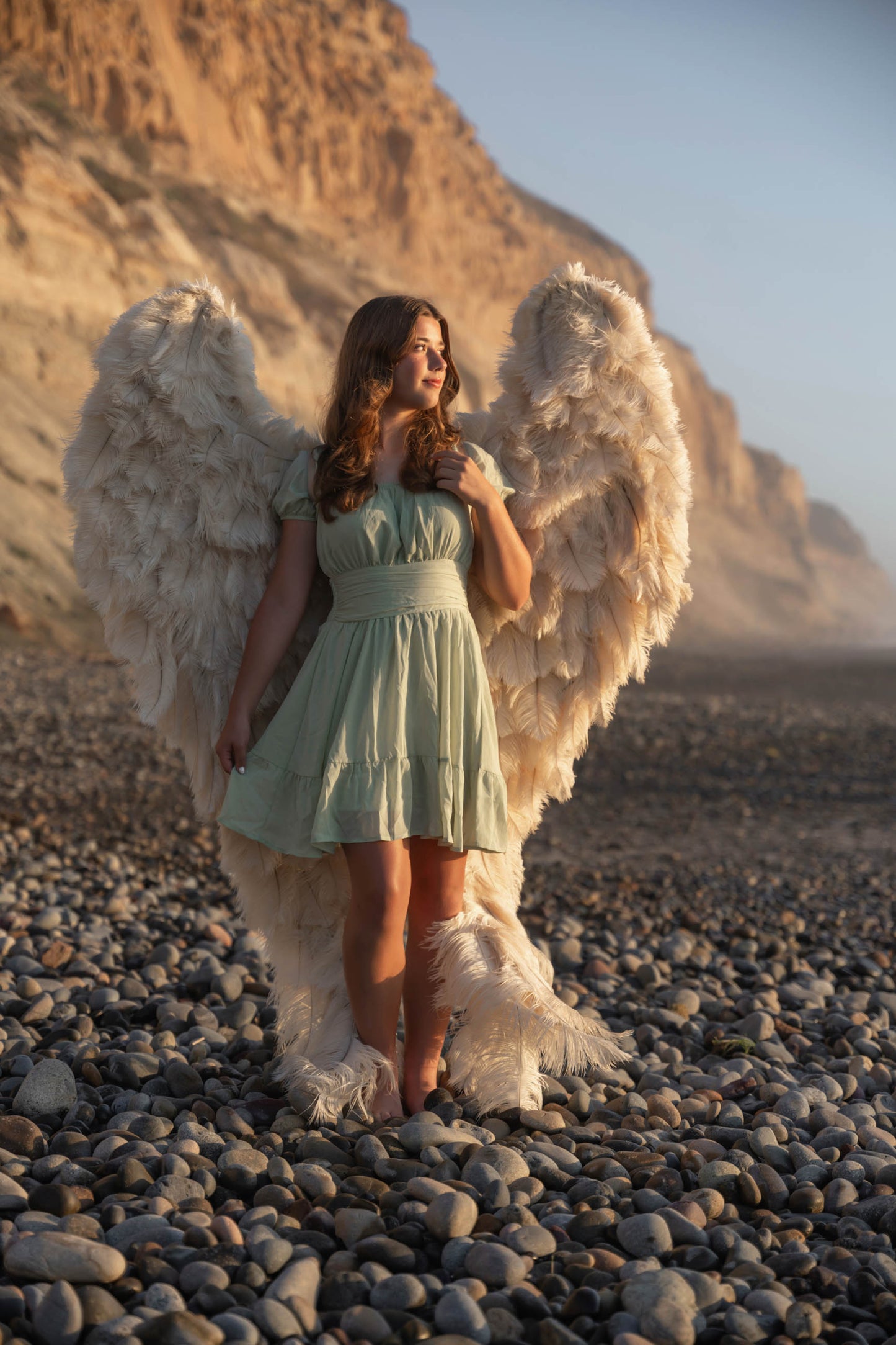 Angeolina Angel Wings with Adjustable Corset